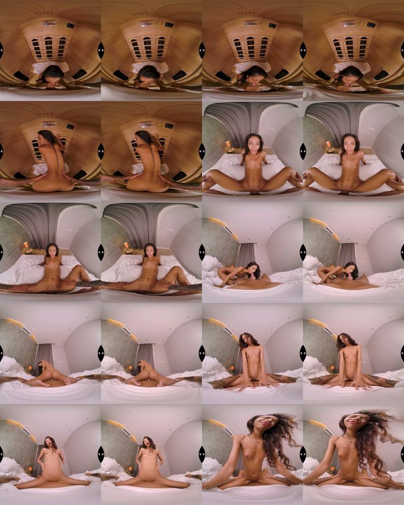 SLR, LustReality: Lia Lin (Horny in the Sauna) [Playstation VR | SideBySide] [1600p]