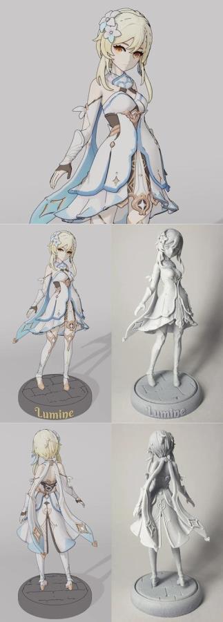 Lumine - Genshin Impact 3D Print