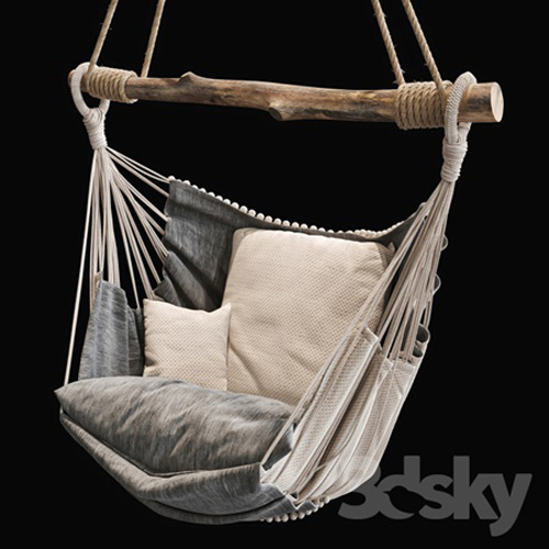 Suspended chair 2 3D Model