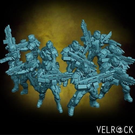 Velrock Art - Tempest Guardsmen Knights Order – 3D Print