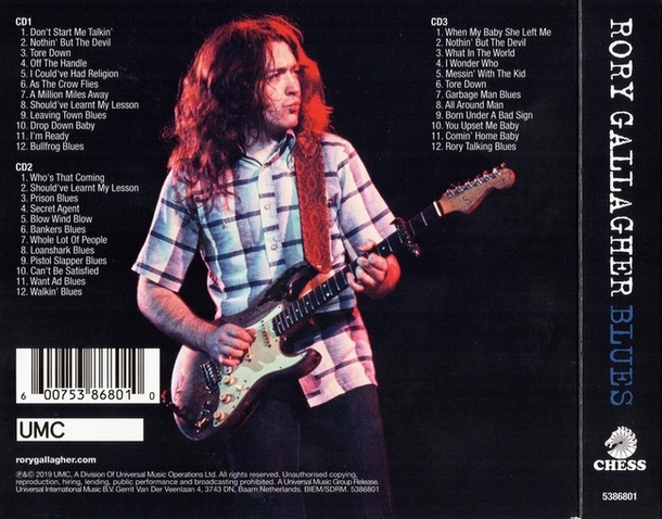 Rory Gallagher - Blues  (2019) 3CD lossless