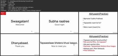 Nepali Language For Beginners : Fast-Learning Method  (Part1) C46e2e00f30d0dacb5095b7d58ea1971