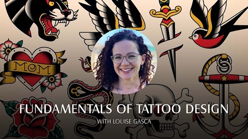 New Masters Academy  NMA - Fundamentals of Tattoo Design with Louise Gasca (Live Class)