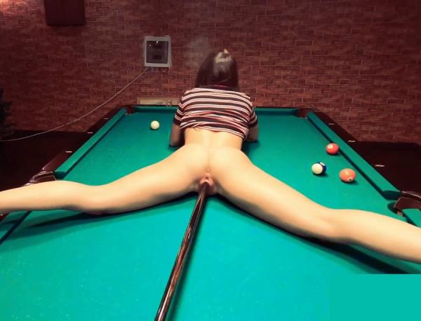Alice Kelly  - Lover Pussy Fucking me Cue to Orgasm on the Pool Table  (FullHD)