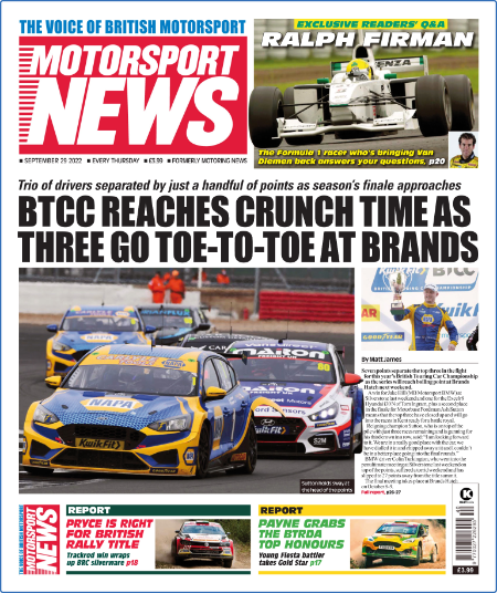 Motorsport News - September 29, 2022