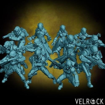 Velrock Art - Tempest Guardsmen Black Ops Unit – 3D Print