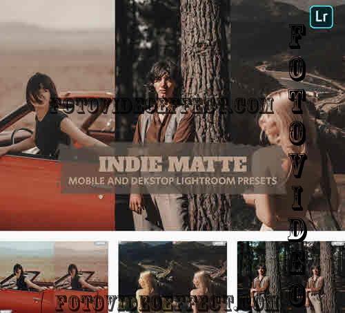 Indie Matte Lightroom Presets Dekstop and Mobile