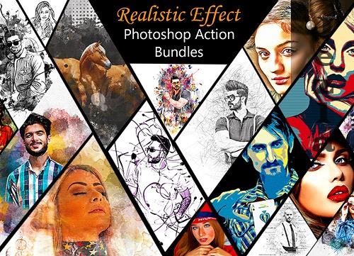 Realistic Effect PS Action Bundles - 10225780