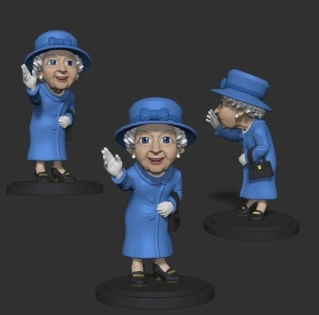 Queen Elizabeth – 3D Print