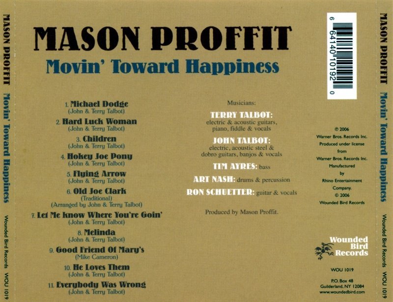 Mason Proffit - Movin' Toward Happiness (1971) (2006) Lossless