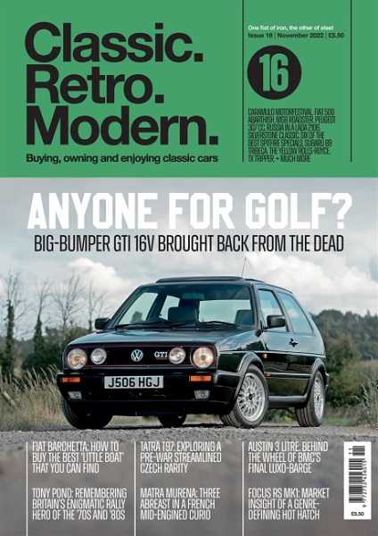 Classic.Retro.Modern. Magazine №16 November 2022