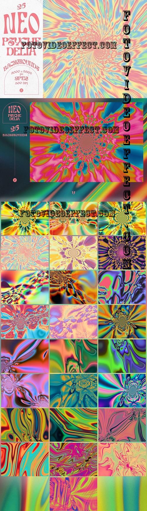 Neo-Psychedelia Backgrounds - 10243477