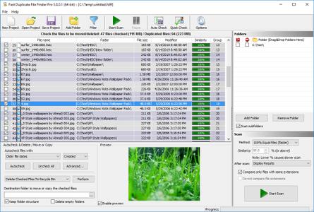 Fast Duplicate File Finder Pro 6.0.0.1 Portable