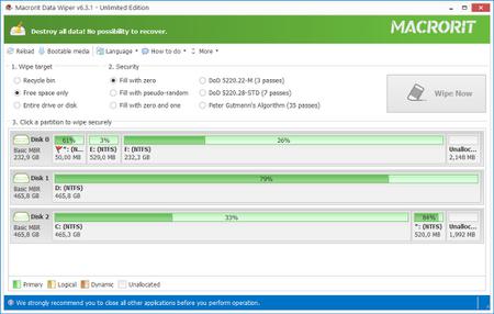 Macrorit Data Wiper 6.3.2 Multilingual + WinPE + Portable