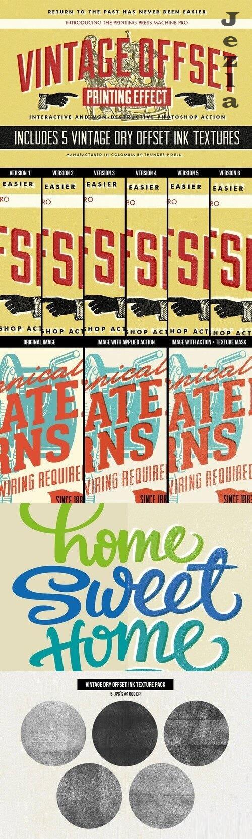 Vintage Offset Printing Effects Kit - 31715