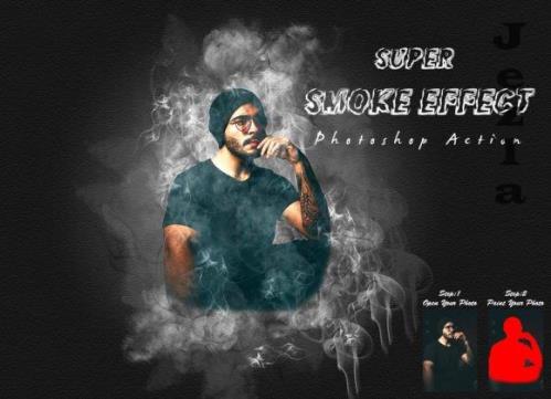 Super Smoke Effect Photoshop Action - 10252542