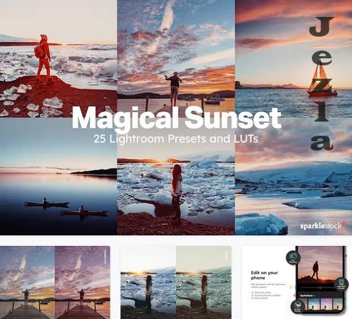 25 Magical Sunset Lightroom Presets and LUTs - 10225517