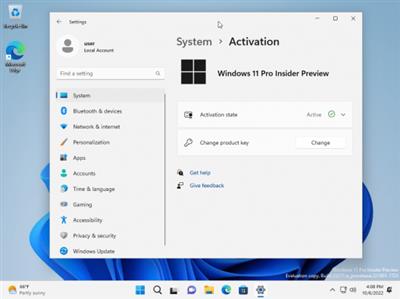 Windows 11 Pro Insider Preview Build 25217.1000 x64 Pre-Activated (No TPM)  2022