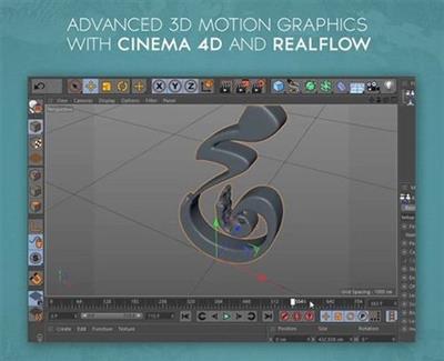 Advanced 3D motion Graphic in C4D and  RealFlow 48acf99006dc23712eff7e1b33561cc8