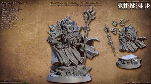 Artisan Guild - Volrunax Runebeard The Guildmaster 3D Print