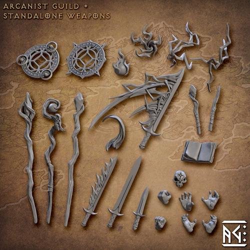 Artisan Guild - Standalone Weapons and Hands 3D Print
