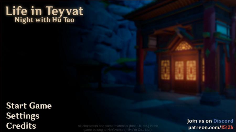 15.12H - Life in Teyvat: Night with Hu Tao Ver.1.0.2 Win/Mac/Linux