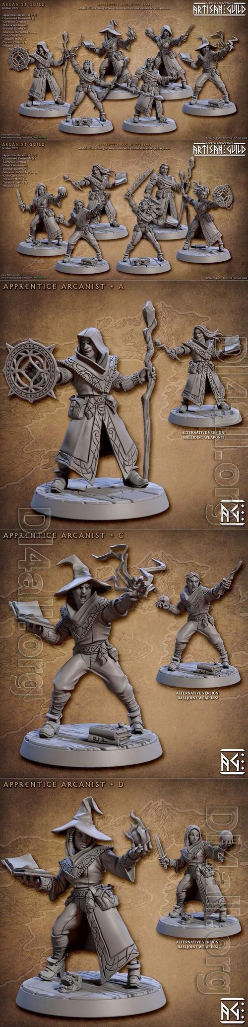 Arcanist Guild - Apprentice Arcanists 3D Print