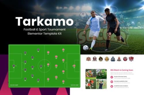ThemeForest - Tarkamo - Football & Sport Tournament Elementor Template Kit/39975695