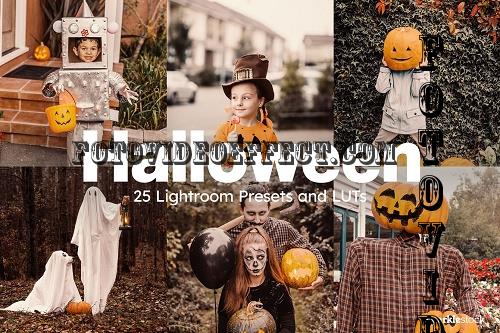 25 Halloween Lightroom Presets LUTs - 10255864