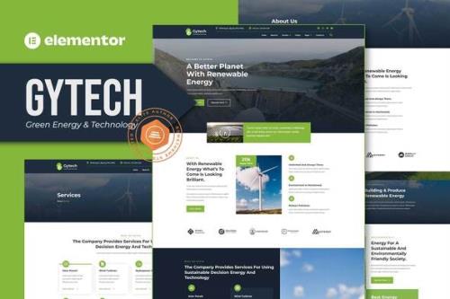 ThemeForest - Gytech - Green Energy & Technology Elementor Pro Template Kit/40096237