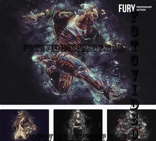 Fury Photoshop Action - 3LBDWSV