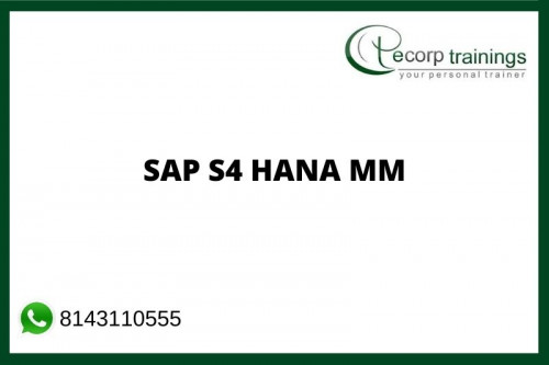 SAP S4 HANA MM Material Management