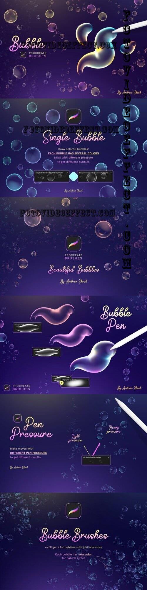 Bubbles Procreate Brushes - 10266160