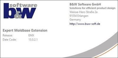 BUW EMX (Expert Moldbase Extentions) 15.0.1.0 for Creo 9.0  Multilingual