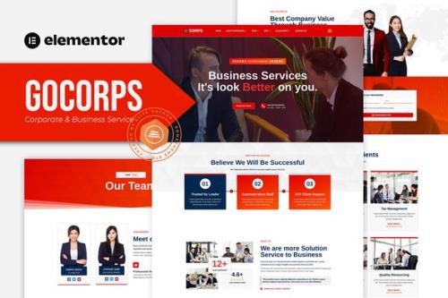 ThemeForest - Gocorps - Corporate & Business Service Elementor Kit/40115861