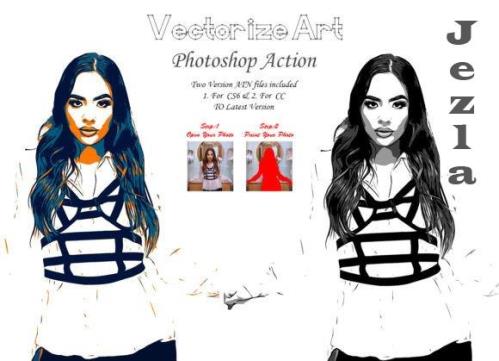 Vectorize Art Photoshop Action - 10263710