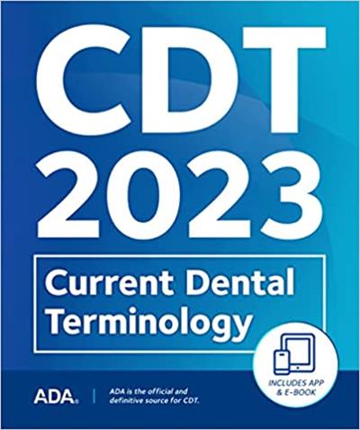 CDT 2023 Current Dental Terminology