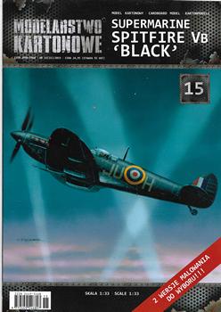 Supermarine Spitfire Vb "Black" (Modelarstwo Kartonowe)