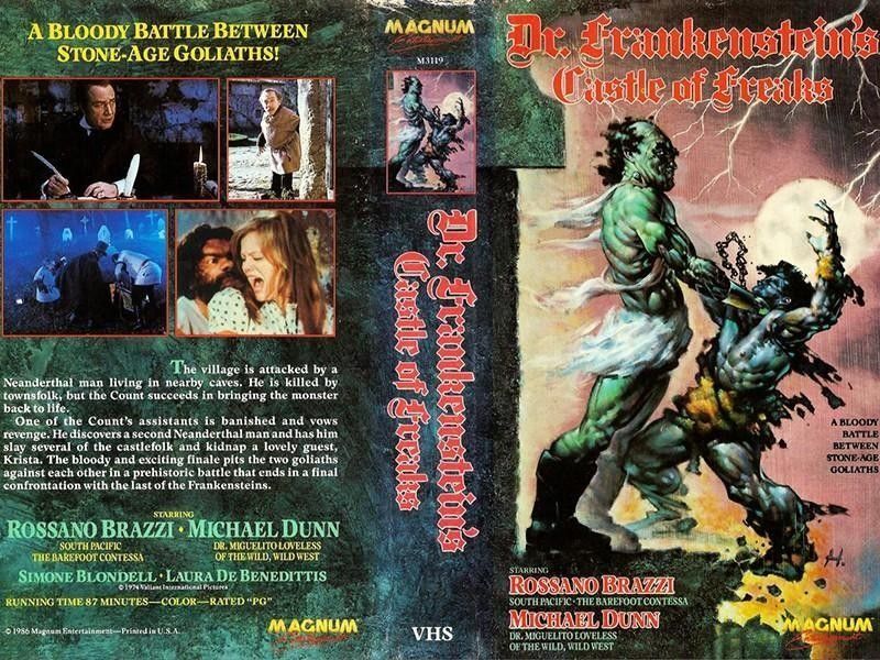 Frankenstein's Castle of Freaks / Замок уродов Франкенштейна (Джек Рэнделл / Boxoffice International Pictures) [1973 г., Ужасы. Эротика, DVDRip]
