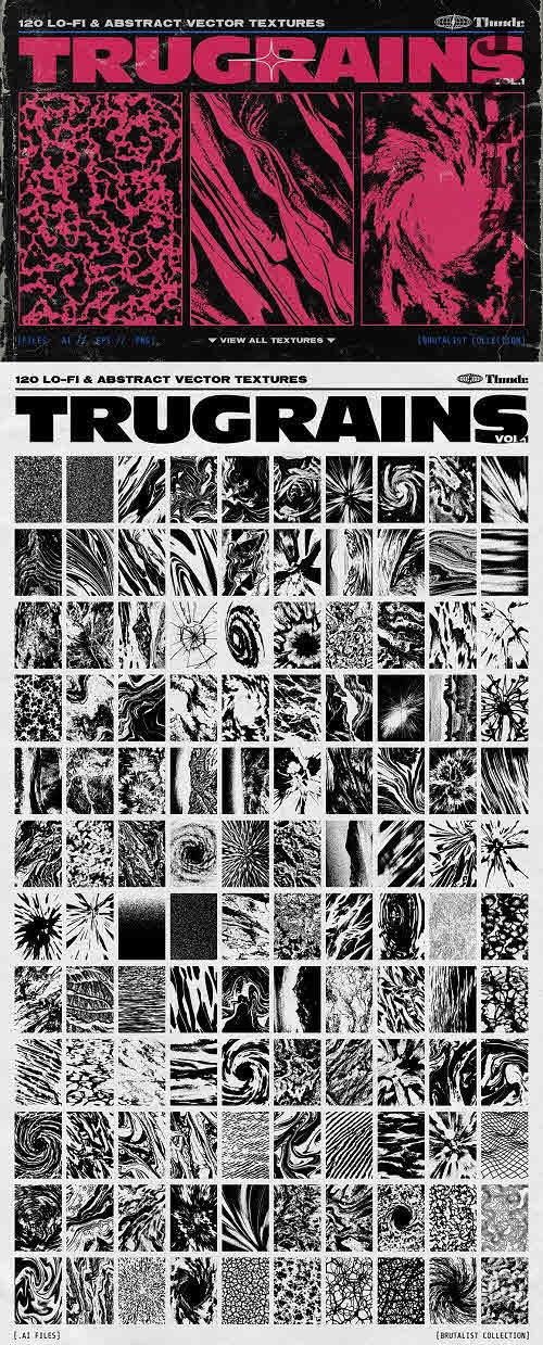 TRUGRAINS Brutalist Vector Textures - 10267055