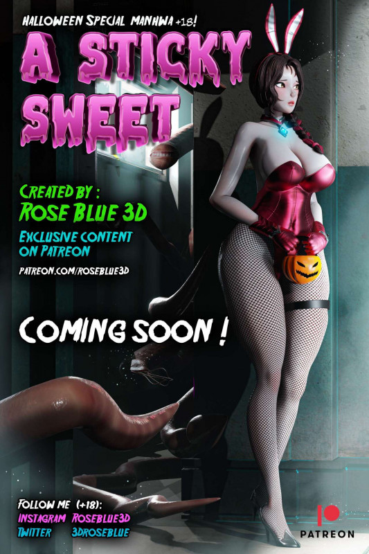 Rose Blue - Special Halloween Porn Comic