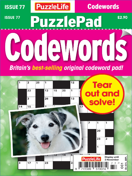 PuzzleLife PuzzlePad Codewords – 06 October 2022