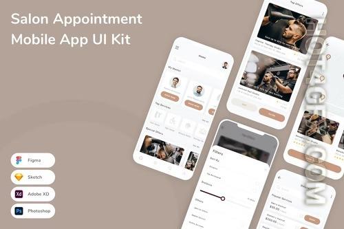 Salon Appointment Mobile App UI Kit
