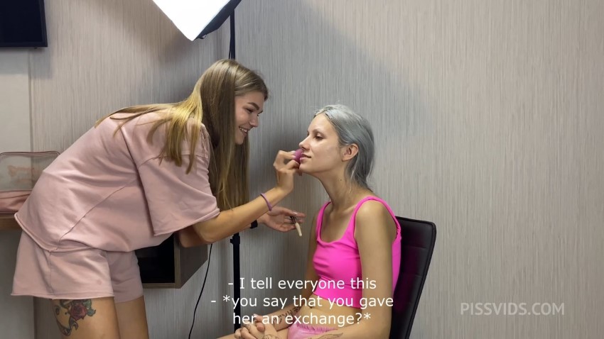 [LegalPorno.com / PissVids.com] Vasya Sylvia, Amanda Clarke - FULL BACKSTAGE WITH TITLE! Beauty blonde Vasya Sylvia - PISS IN MOUTH AND ASS - Fast Anal Fuck - creampie [14-10-2022, Russian, BTS, 720p]