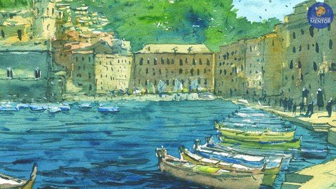 Cinque Terre In Watercolor Complexity To Loose Painting