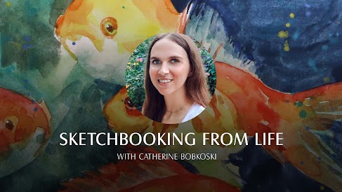 New Masters Academy  NMA - Sketchbooking from Life with Catherine Bobkoski (Live Class) [October 2021]