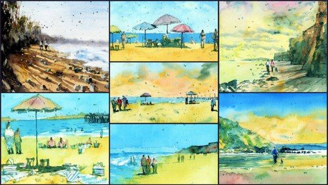 Watercolor Essentials Painting Beaches And Oceans