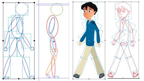 Introduction To Cartoon Walk Cycle Animation Adobe Animate