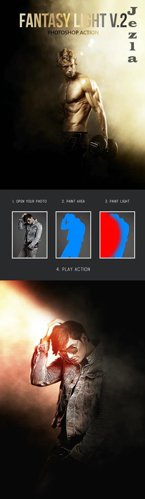 Fantasy Light v.2 - Photoshop Action - 19454055