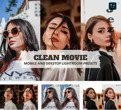 Clean Movie Lightroom Presets Dekstop and Mobile